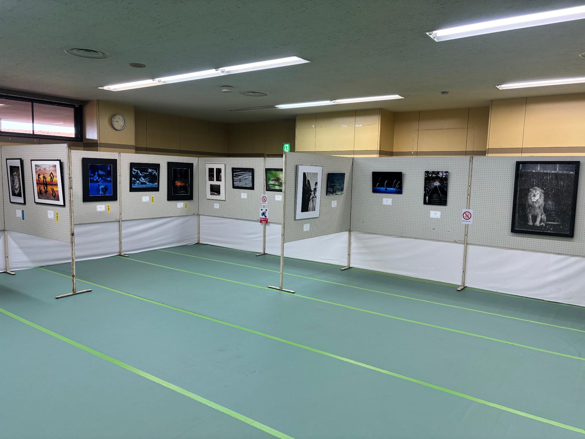 美術展の様子