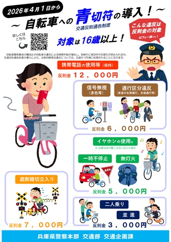 自転車への青切符の導入