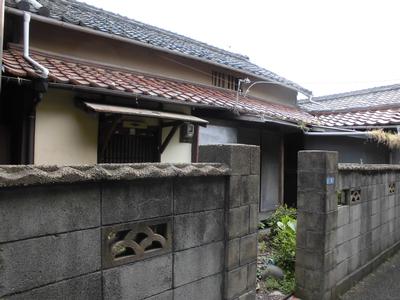 高砂市今市1丁目のブロック弊で囲まれた木造平屋の写真