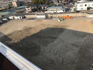 新本庁舎建設工事の様子を定点カメラが2020年3月13日に撮影した写真