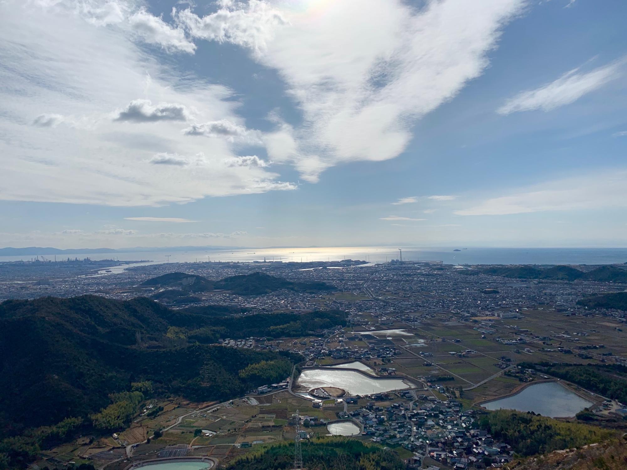 山頂からの眺め