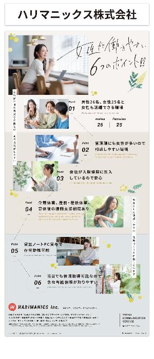 ハリマニックス株式会社ミモザ企業フォーラム用パネル