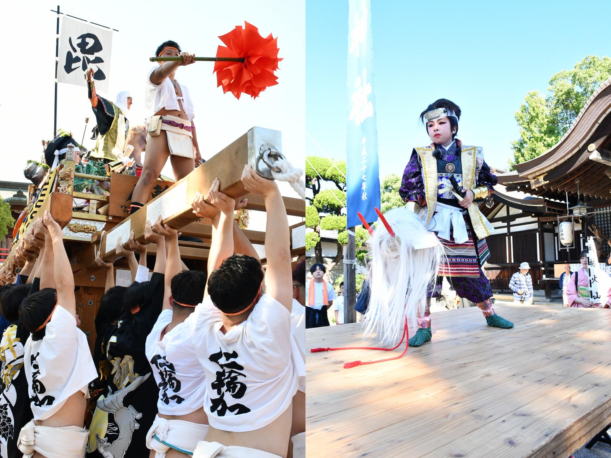 荒井神社仁輪加太鼓