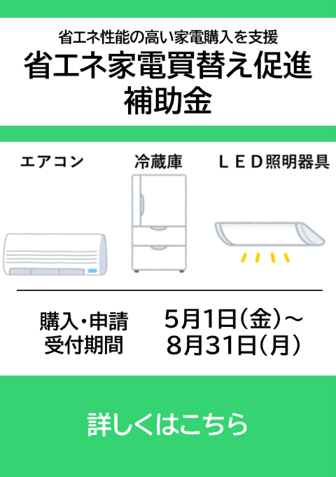 省エネ家電買替え促進補助金