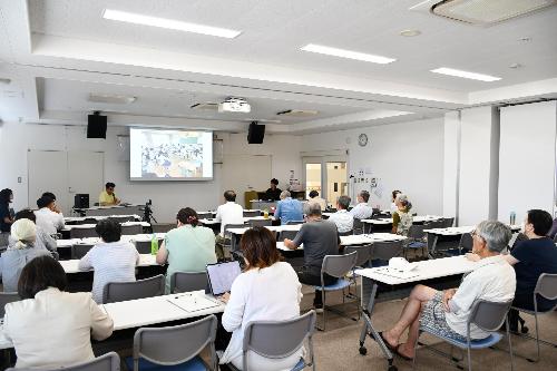 市長とのタウンミーティングの様子