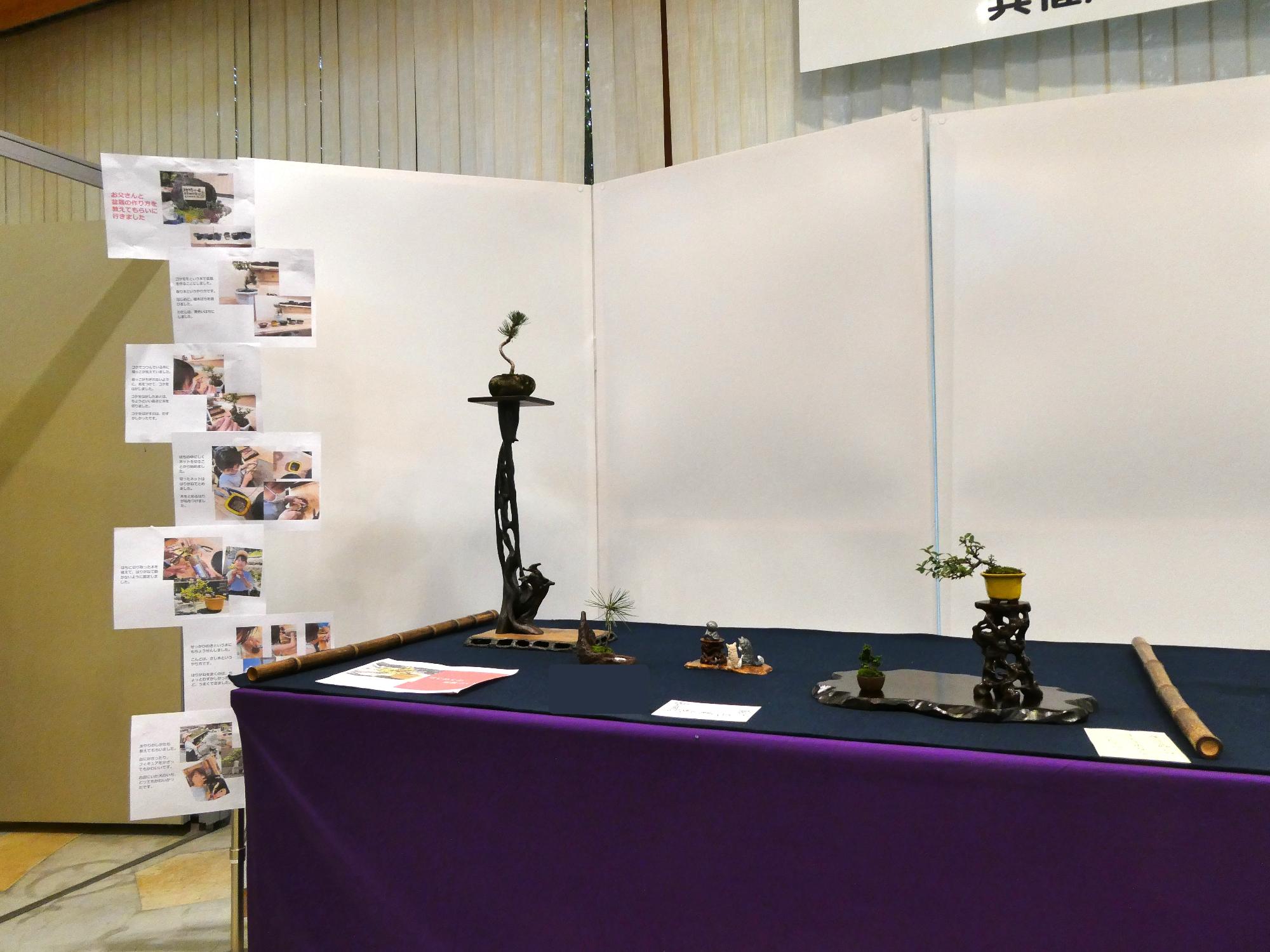 盆栽展の様子