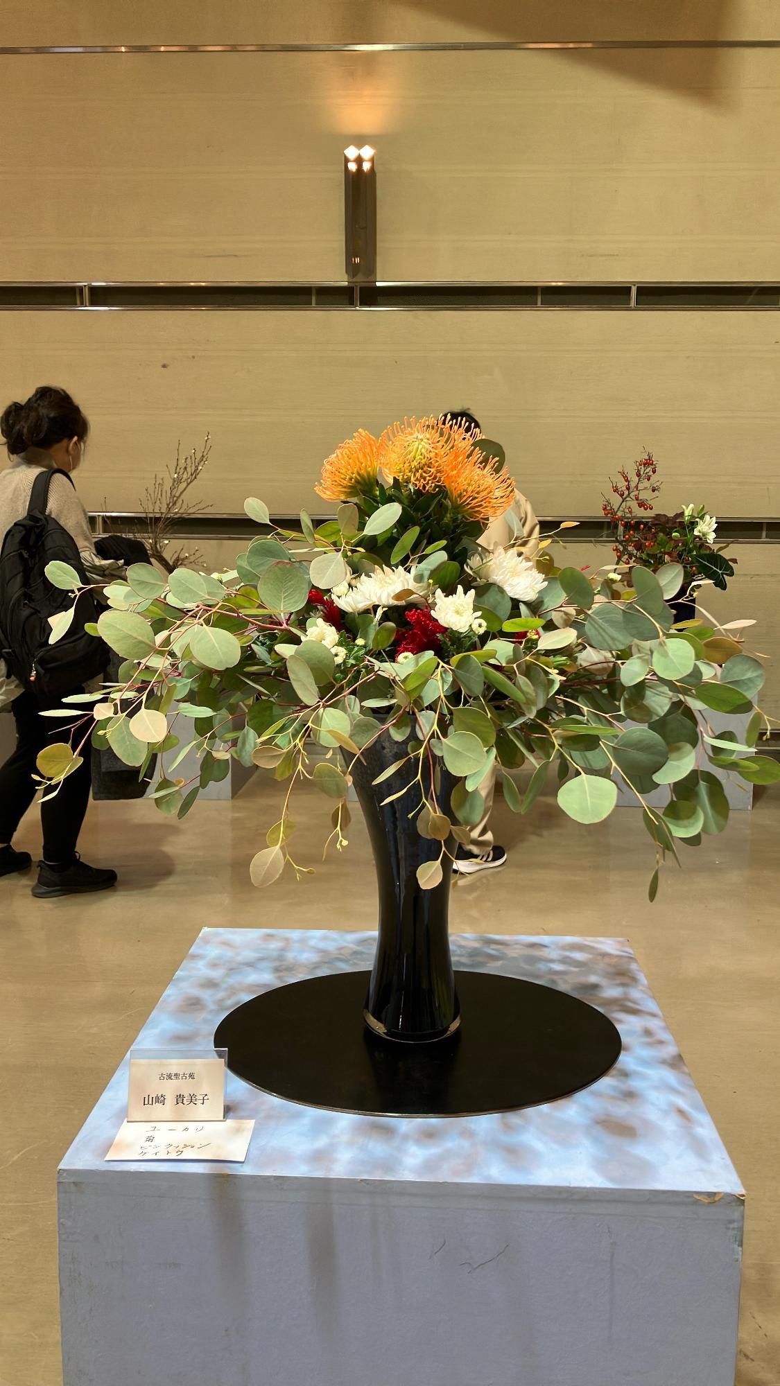 いけばな展の作品