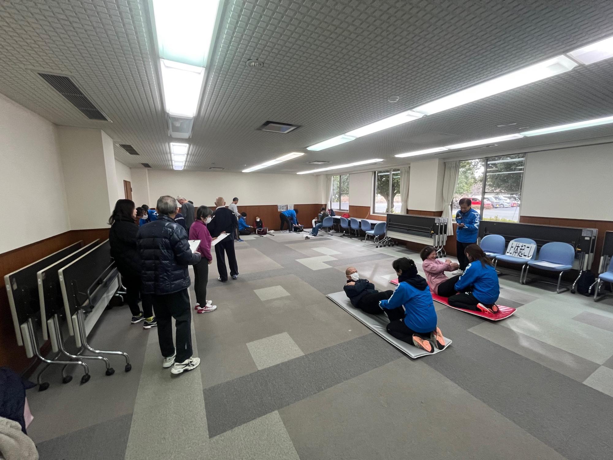 体力測定会当日写真3