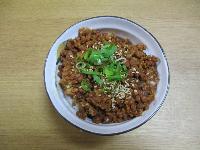 肉みそごはん