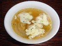 麩入りオニオングラタンスープ