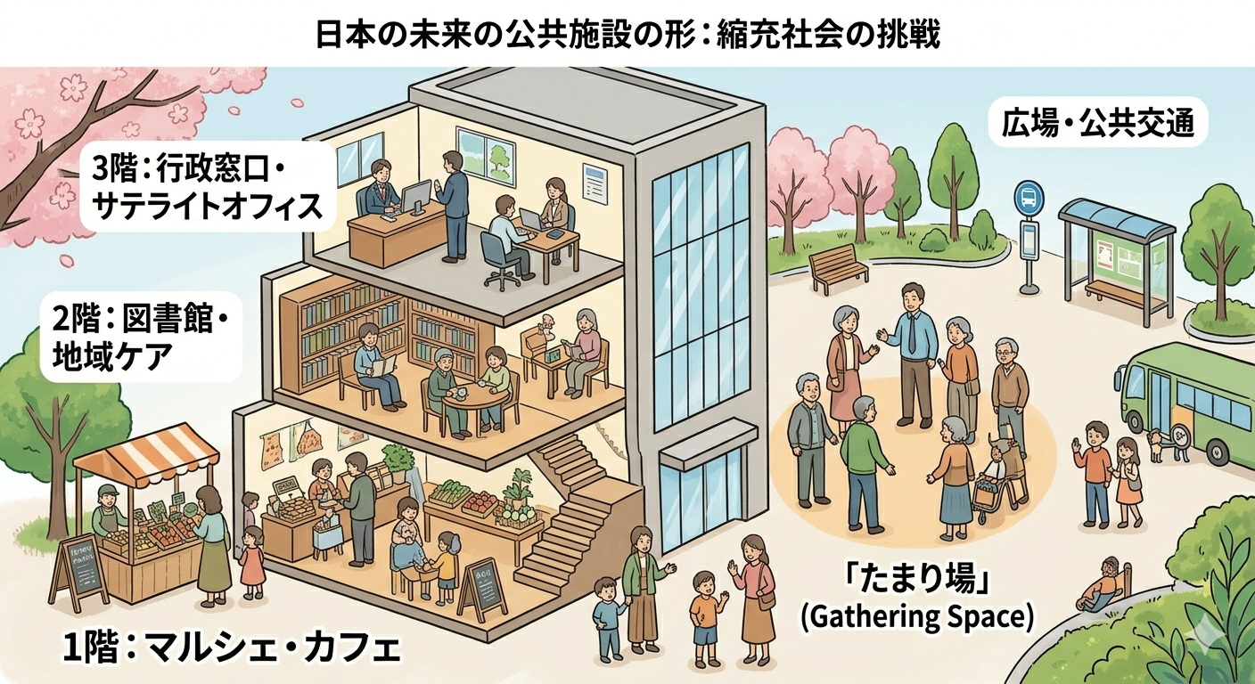 未来の公共施設の画像