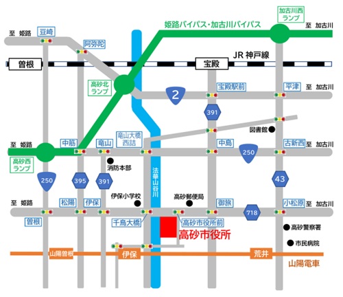 アクセスマップ（広域）