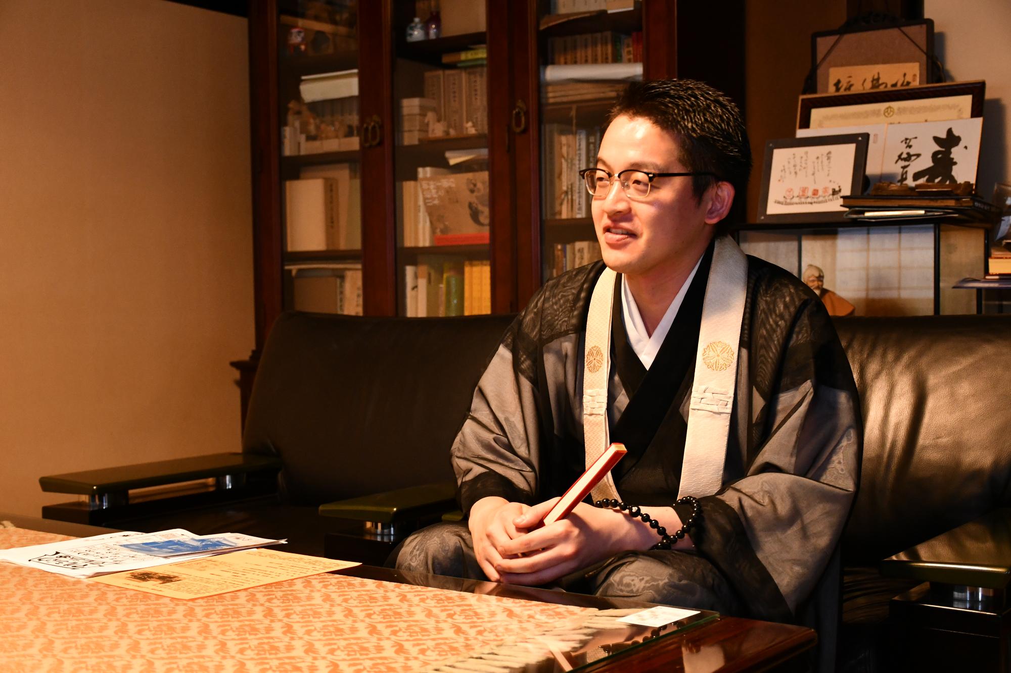 十輪寺の副住職さん