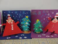 4歳児の作ったサンタさん