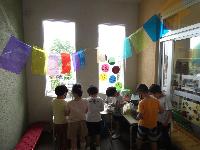 生き物を育てているところ