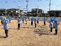 体操をしている様子