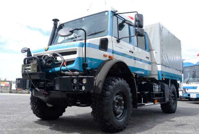 兵庫県警察機動隊特殊車両「ウニモグ」