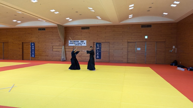 二天流の体験のようす