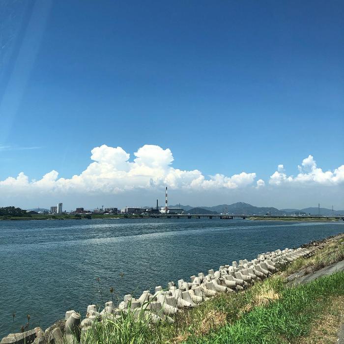 加古川河口付近からの景色